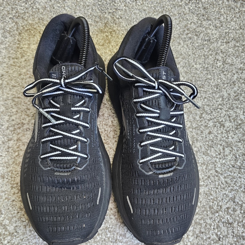 Brooks Ghost 13 Black Women's Sz 9 2A Narrow Running Shoes ~ Has Defects - Picture 3 of 14